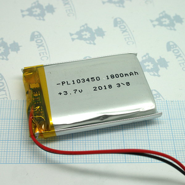 Lithium Ion Polymer Batteries Pack - 1800mAh