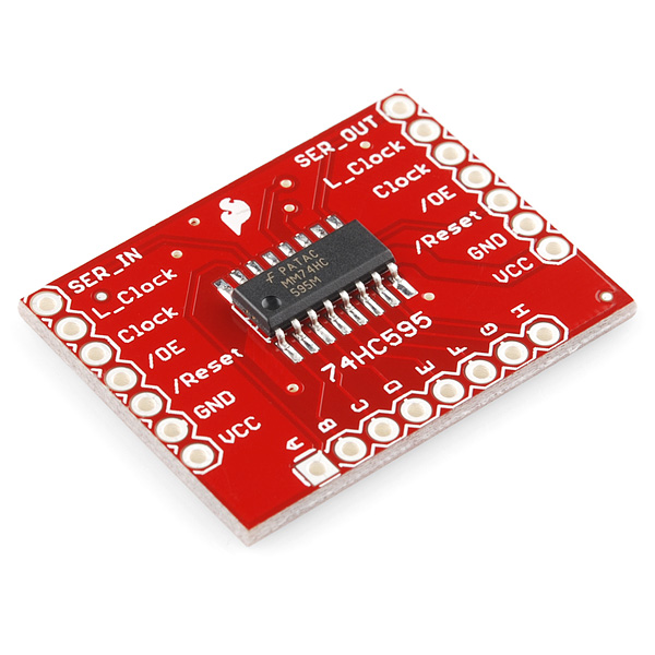 Shift Register Breakout (74HC595)