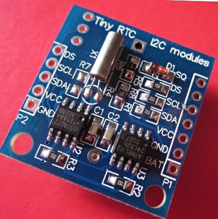 Tiny RTC (DS1307) I2C module w/ 32K EEPROM
