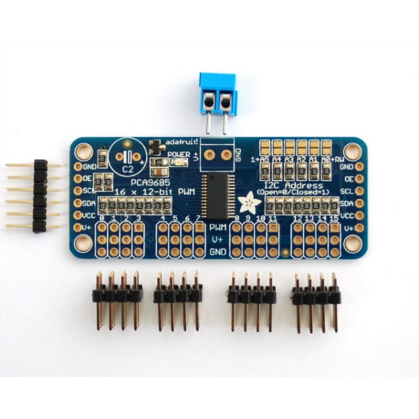 16-Kanal 12-bit PWM/Servo Treiber - I2C (PCA9685)