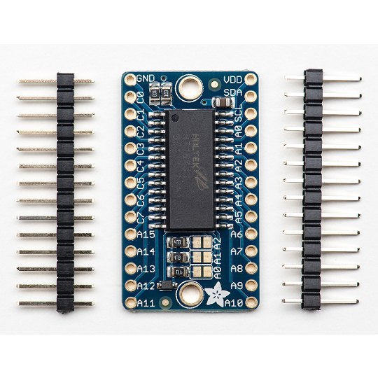 16x8 LED Matrix Driver Backpack - HT16K33 Breakout