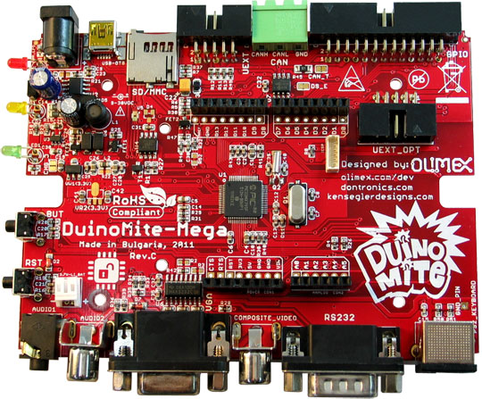 Duinomite MEGA Basic Computer in Arduino like Layout
