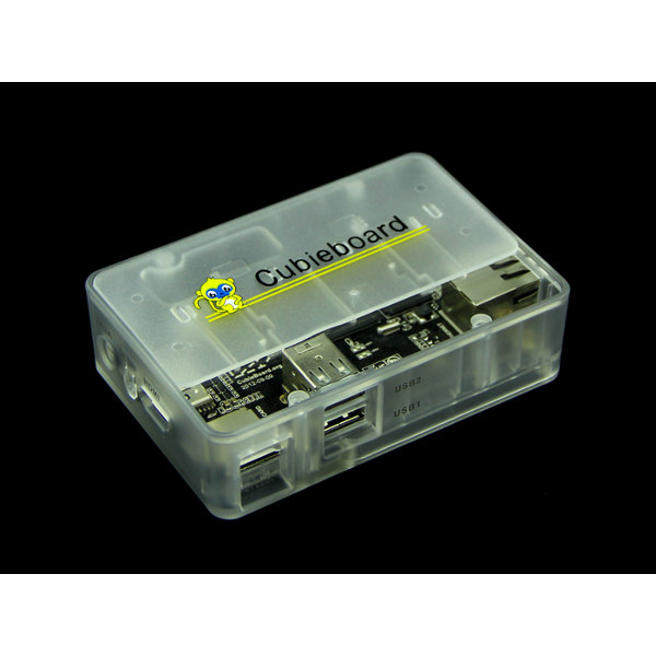 Halbtransparentes Gehuse fr Cubieboard