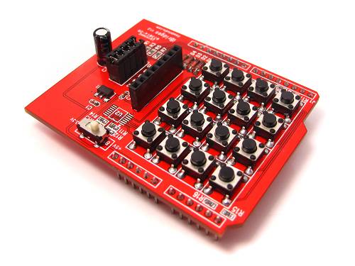 IBridge : 4X4 Key-pad shield with display interface