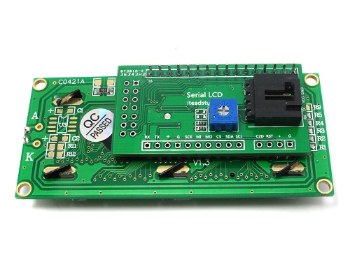 1602 Serielles LCD sw/gr-glb