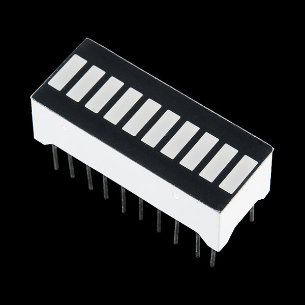 10 Segment LED Bar Graph - Grn