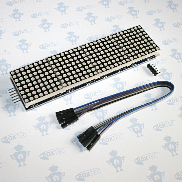32x8 Dot Matrix Display (rot) - MAX7219