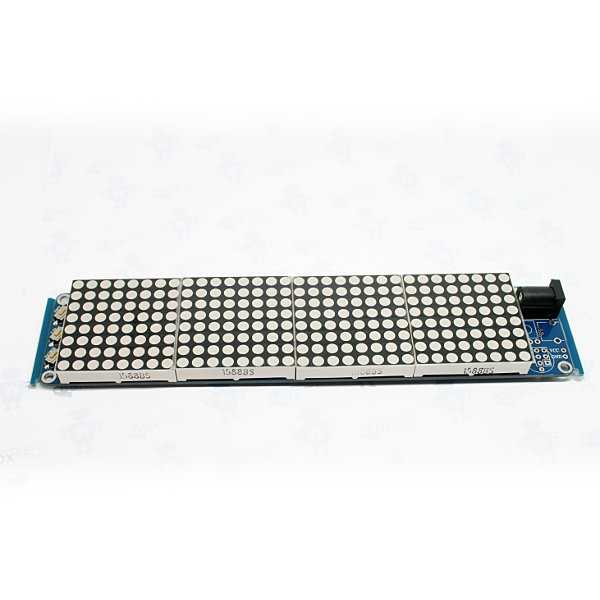 32x8 Dot Matrix LED Clock Board mit ATmega8