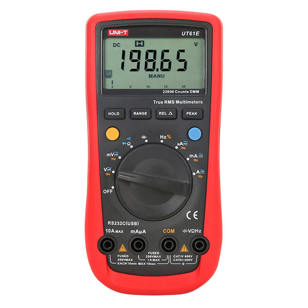 Digital Multimeter UT61E - Autoranging (RS232)