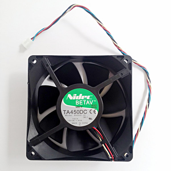 Nidec TA450DC Fan 120x120x38mm 12VDC - Two Ball Bearing