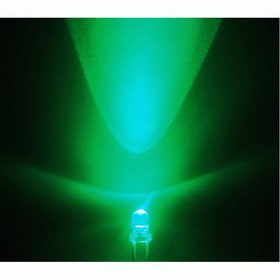 3mm LED grn, klar (10Stk.)