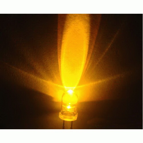5mm LED gelb - klar