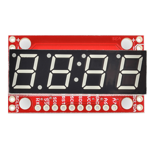 7-Segment Serielles Display - Rot