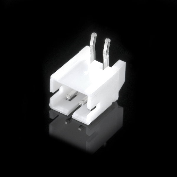 JST 2-Pin Right-Angle Connector 2mm - Through-Hole