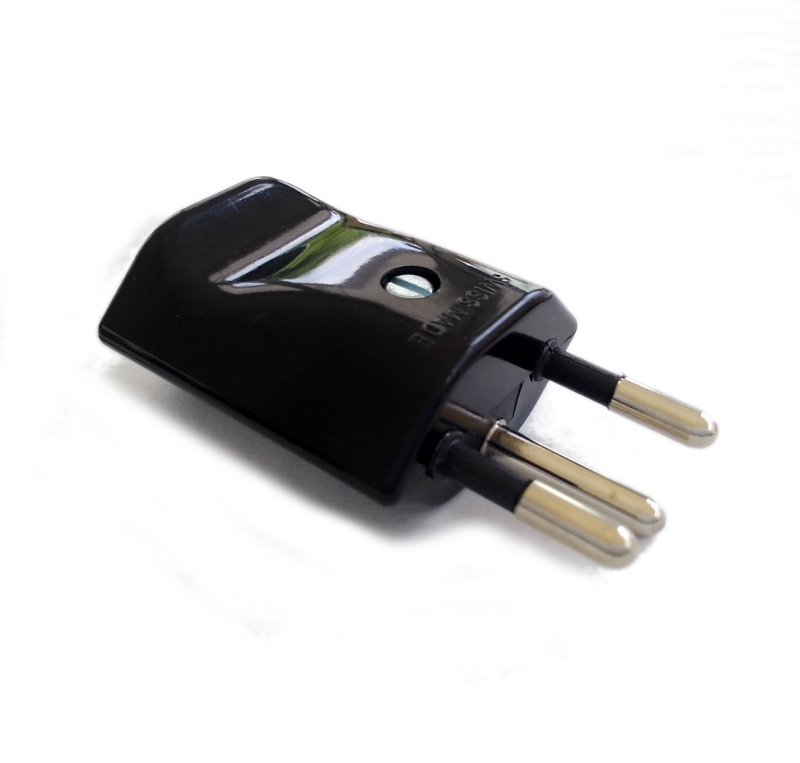 Plug 230V (T12) - black