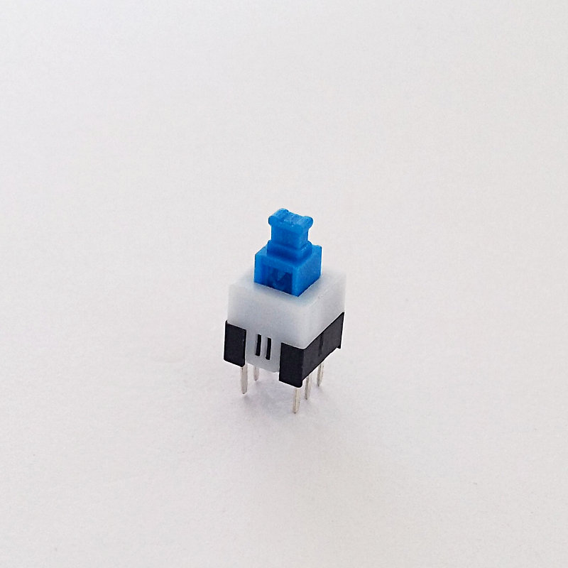 Mini Self Lock Push Switch 6pin - 7x7mm