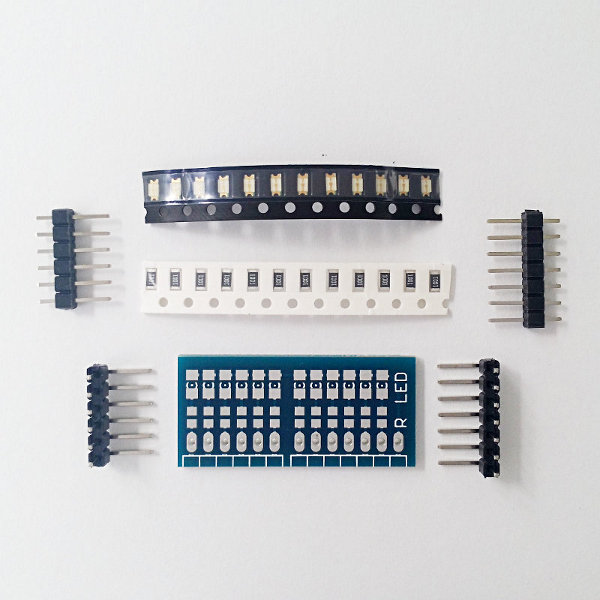 ArduLED SMD Soldering Kit - blue LEDs