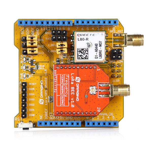 LoRa GPS Shield - 868MHz