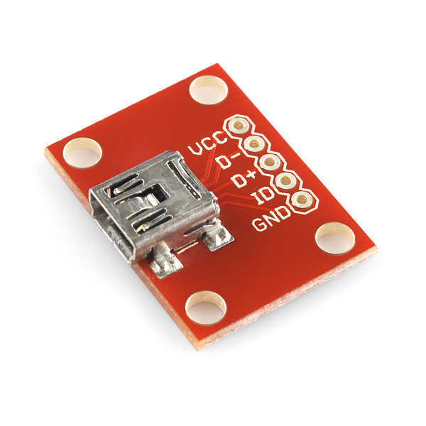 Breakout Board fr USB Mini-B