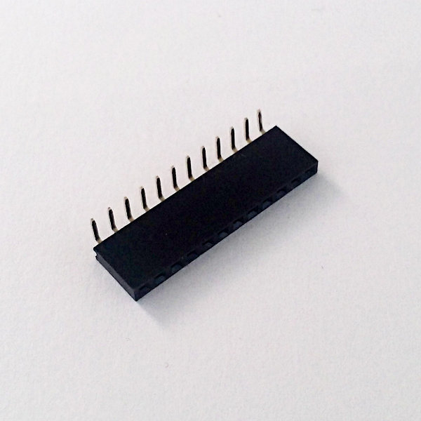 Headers female 1x12Pin 90