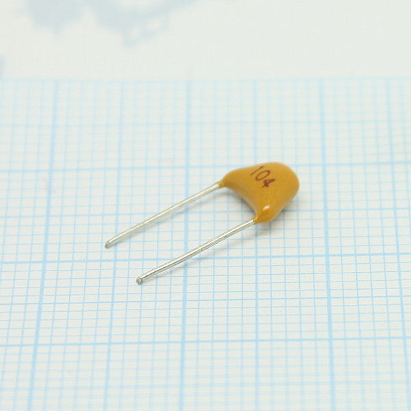 Keramik Kondensator 0.1uF/50V - 0.2"