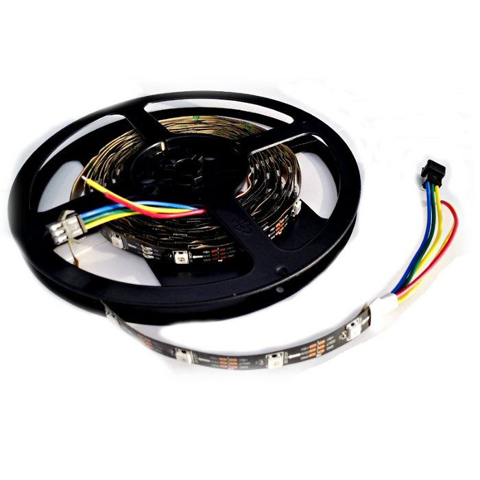 LED NeoPixel Strip 5m (SK6812 - schwarzes PCB) 30LED/m