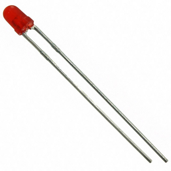 3mm LED red - tinted