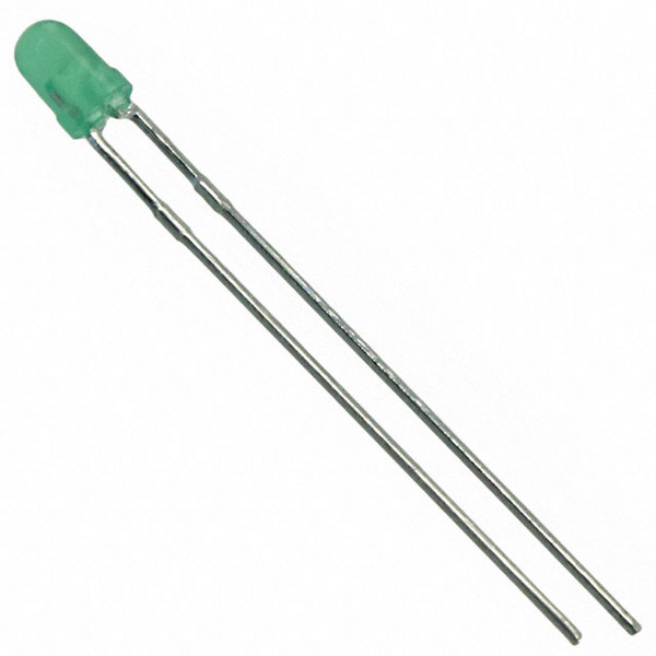 3mm LED green - tinted
