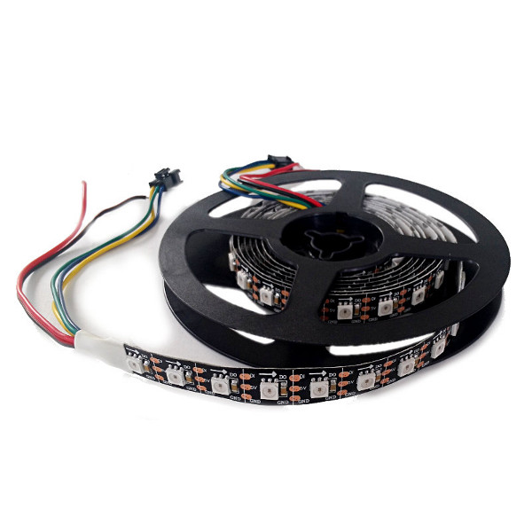 LED NeoPixel Strip 2m (WS2812B - schwarzes PCB) - 74LED/m