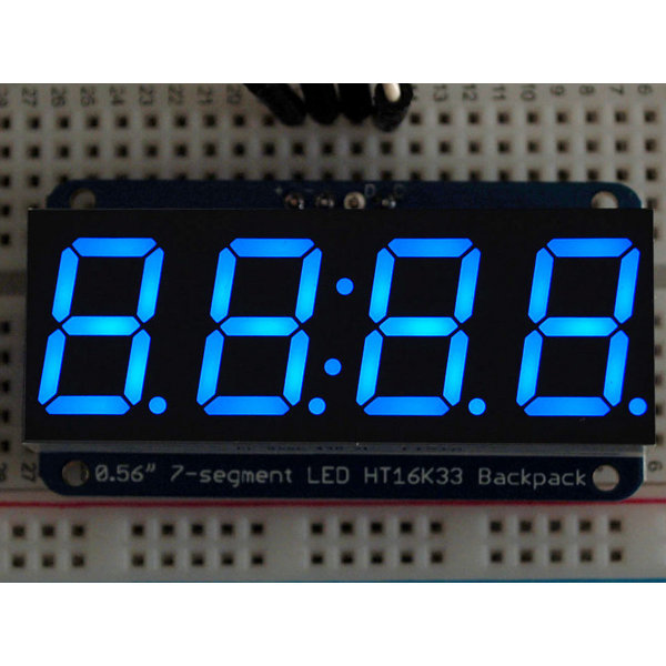 7-Segment I2C Display 0.56" 4-Digit - Blue