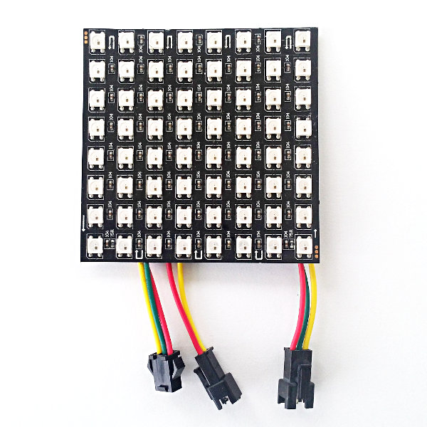 NeoMatrix 8x8 - 64 RGB LED Pixel Matrix