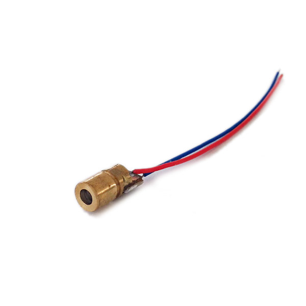 Rotes Laser Modul (5V, 6mm, 650nm, 5mW) - Punkt
