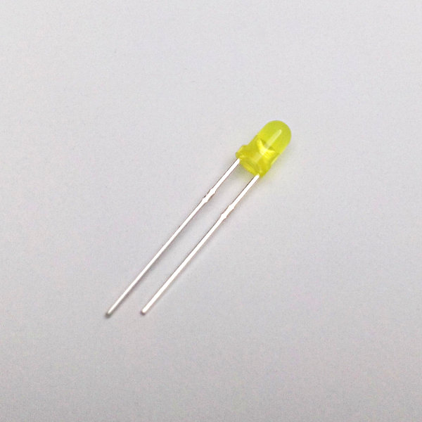 3mm LED gelb - diffus