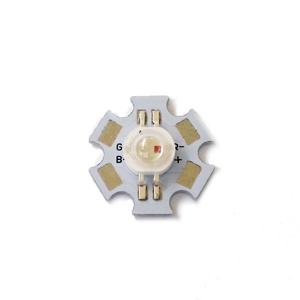 3W RGB LED Emitter on Star