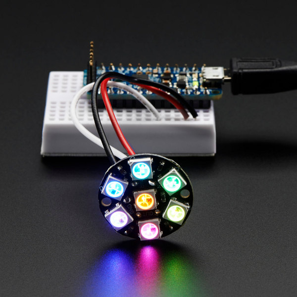 NeoPixel Jewel - 7 x 5050 RGB LED w/ integrated drivers