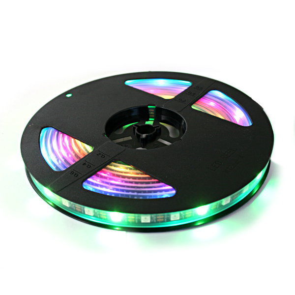 LED NeoPixel Strip 5m (SK6812 - 60LED/m - black PCB - IP67)