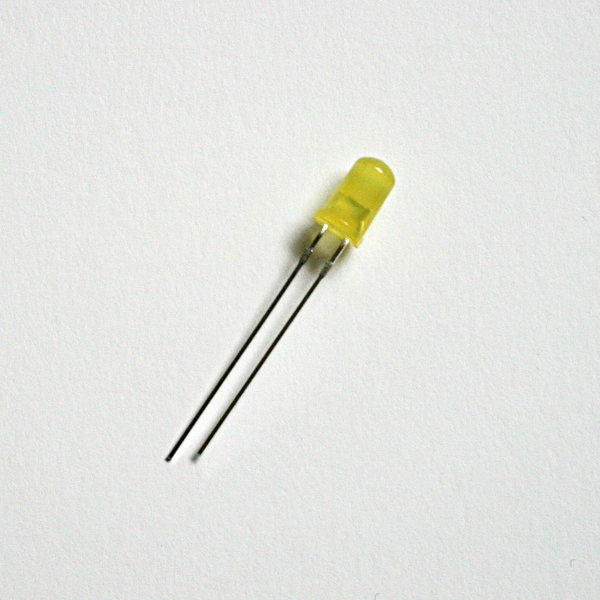 5mm LED gelb - diffus