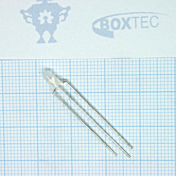 3mm LED red/green - tinted, common cathode