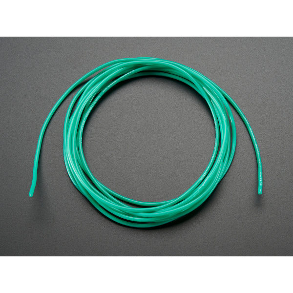 Silicone Cover Stranded-Core Wire - 2m 26AWG Green